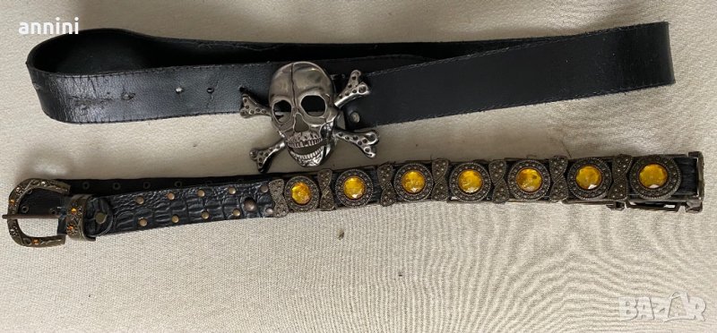 колан дамски  кожа и украса, снимка 1