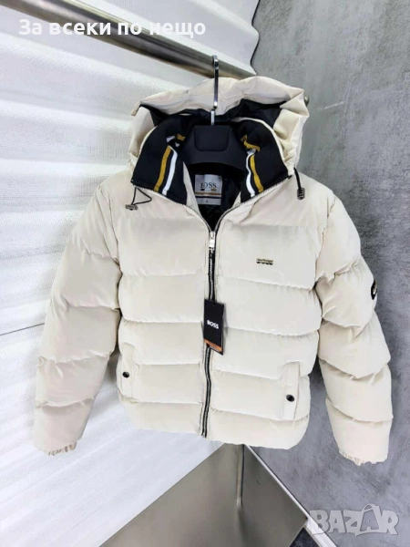 Hugo Boss Мъжко Бяло Зимно Яке Хуго Бос Код I_87, снимка 1