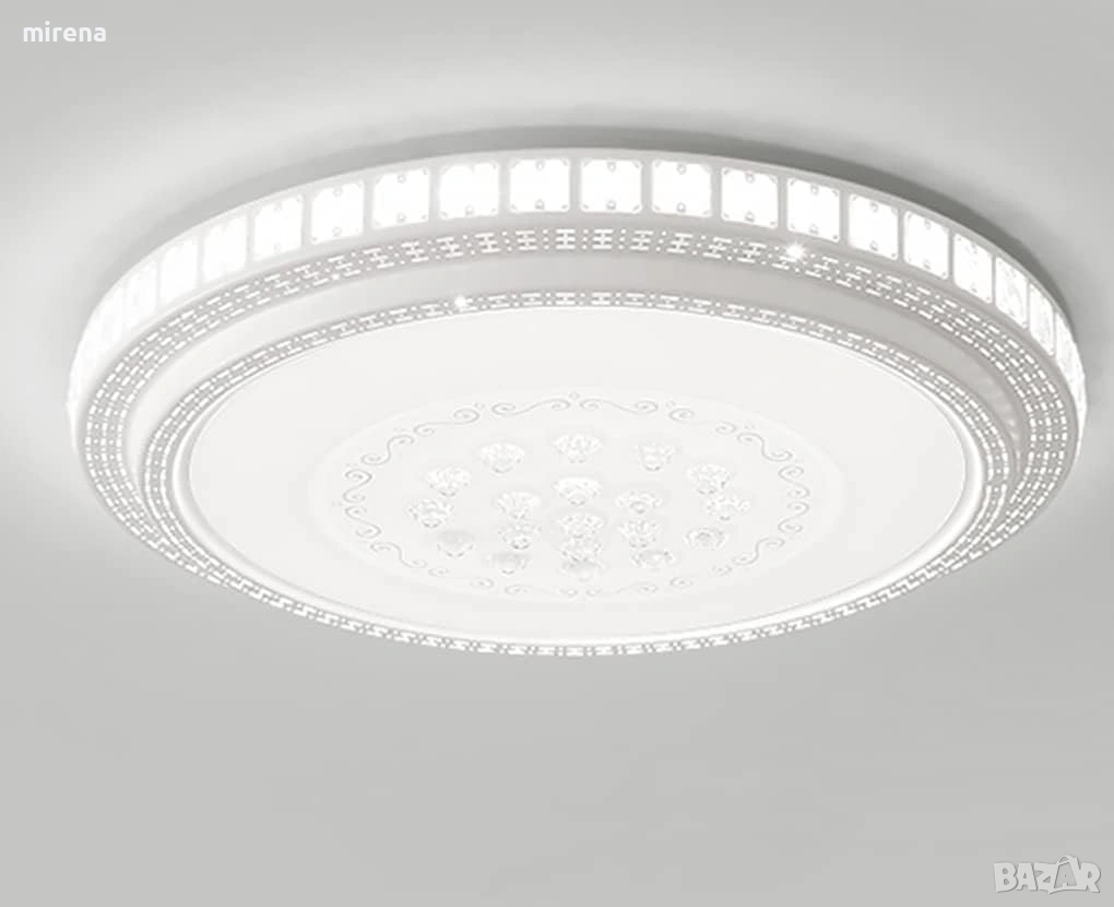 LED лед модерен полилей таванна лампа с диаманти таванна лампа, снимка 1