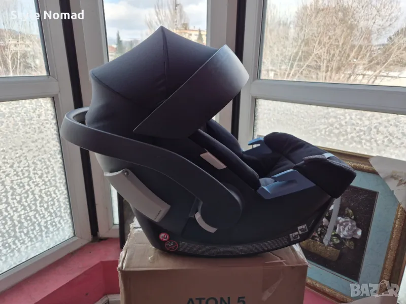 Столче за кола Cybex Aton 5 с изофикс база Base 2 fix, снимка 1