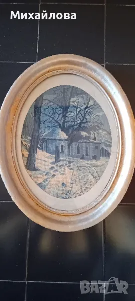 Гоблен "Заснежената капела" от Вилер , снимка 1