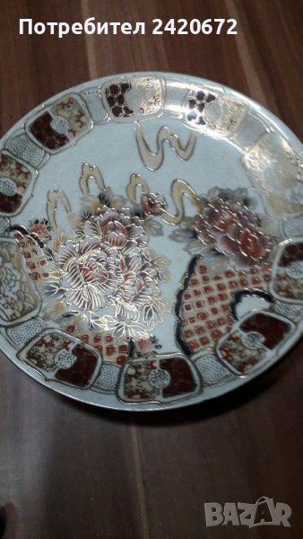 Японска чиния  позлата Satzumo, снимка 1