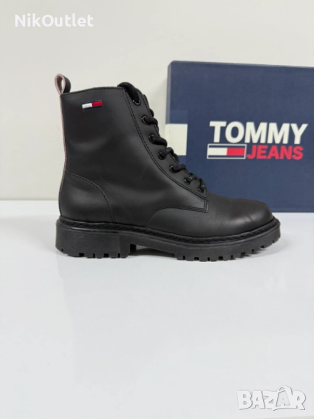Tommy Jeans Tommy Jeans Lace Up Flat Boot, снимка 1