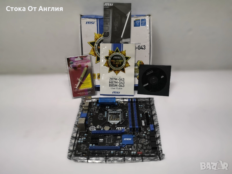 Дънна платка - MSI Z87M-G43, снимка 1