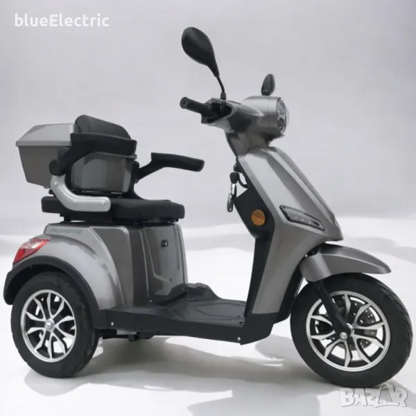 Електрическа Триколка blueElectric BM1-LUX 2000W | 60V | 24Ah | GRAY, снимка 1