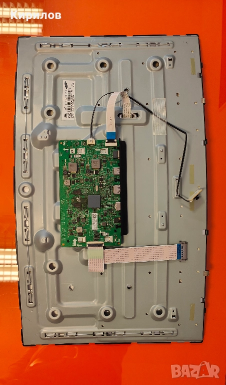 Samsung C27G55TQW / G5 27" QHD – части: платка, подсветка, снимка 1