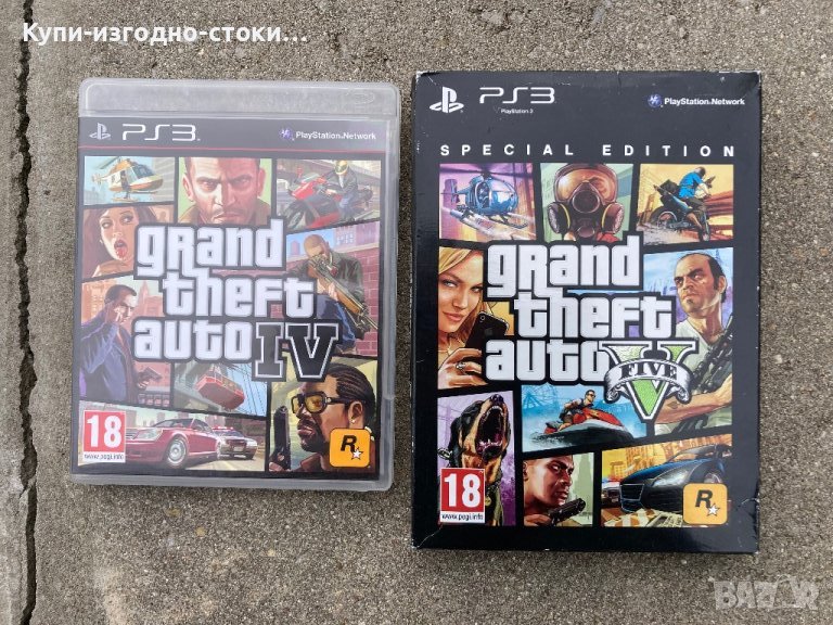 GTA5 Special Edition и GTA IV за PS3, снимка 1