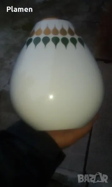 Порцеланова немска ваза с позлата, снимка 1