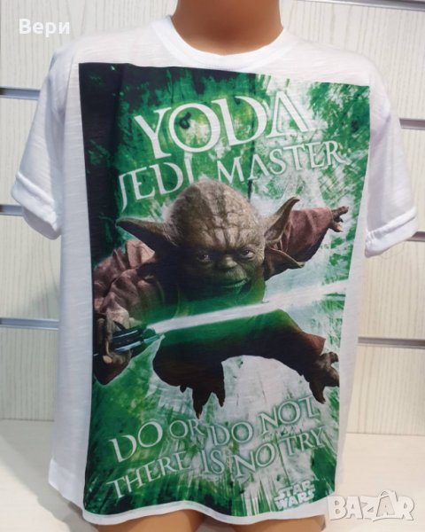 Нова детска тениска с трансферен печат Йода, Междузвездни войни (Star Wars), снимка 1