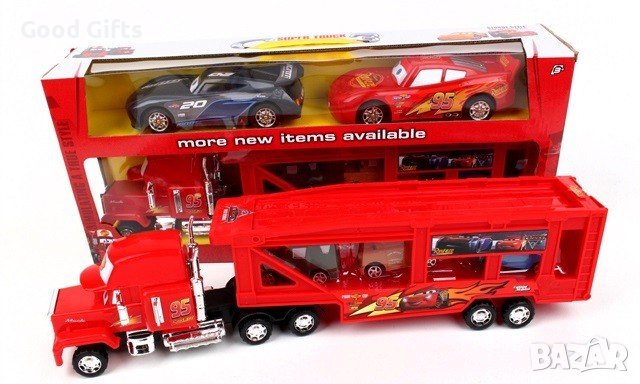 Голям автовоз Колите The Cars с колички, снимка 1