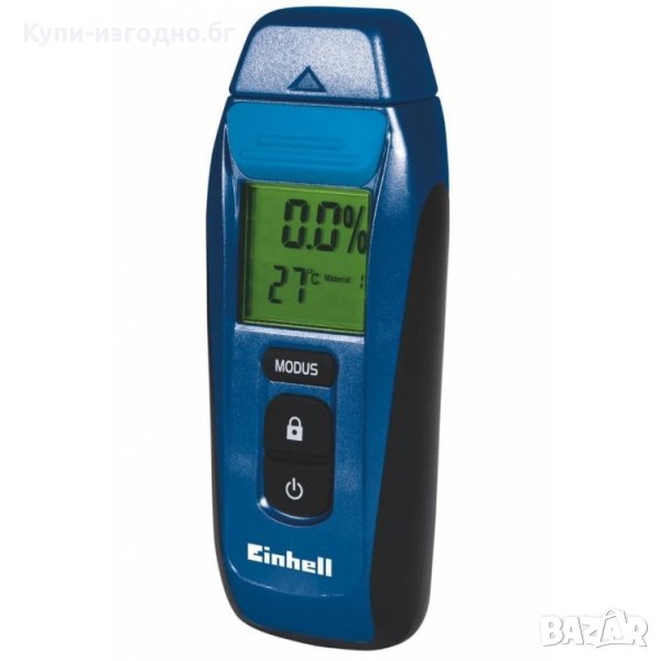 EINHELL BT-HM 44 СТРОИТЕЛЕН ДЪРВЕСЕН ВЛАГОМЕР ТОЧЕН МЕТЪР LCD ТЕРМОМЕТЪР, снимка 1