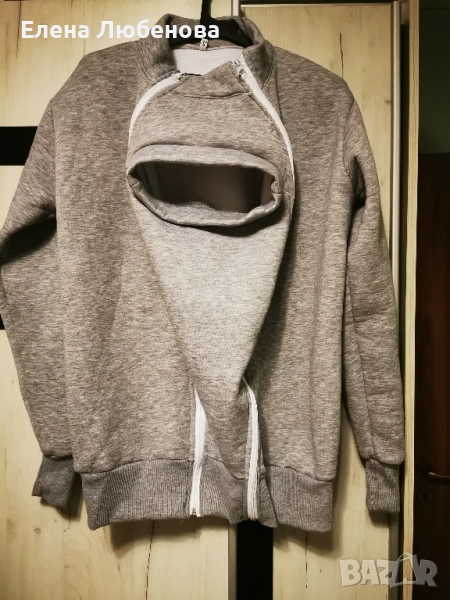 Суичър за бременни и бебеносене , снимка 1