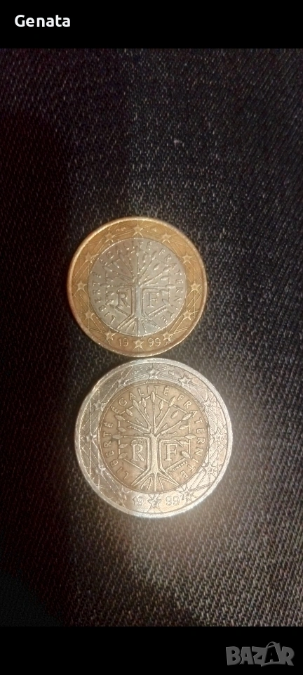 Редки евро монети Франция, снимка 1