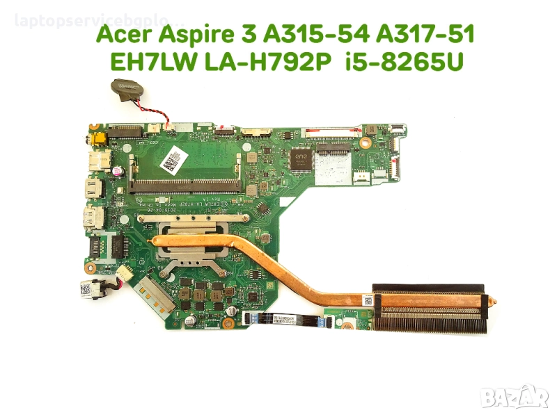Acer Aspire 3 A315-54 A317-51 Дънна платка EH7LW LA-H792P i5-8265U, снимка 1