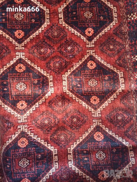 Ориенталско плюшено килимче , снимка 1