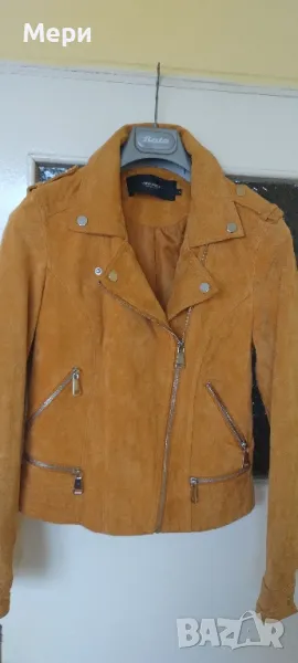 Дамско яке естествен велур , снимка 1