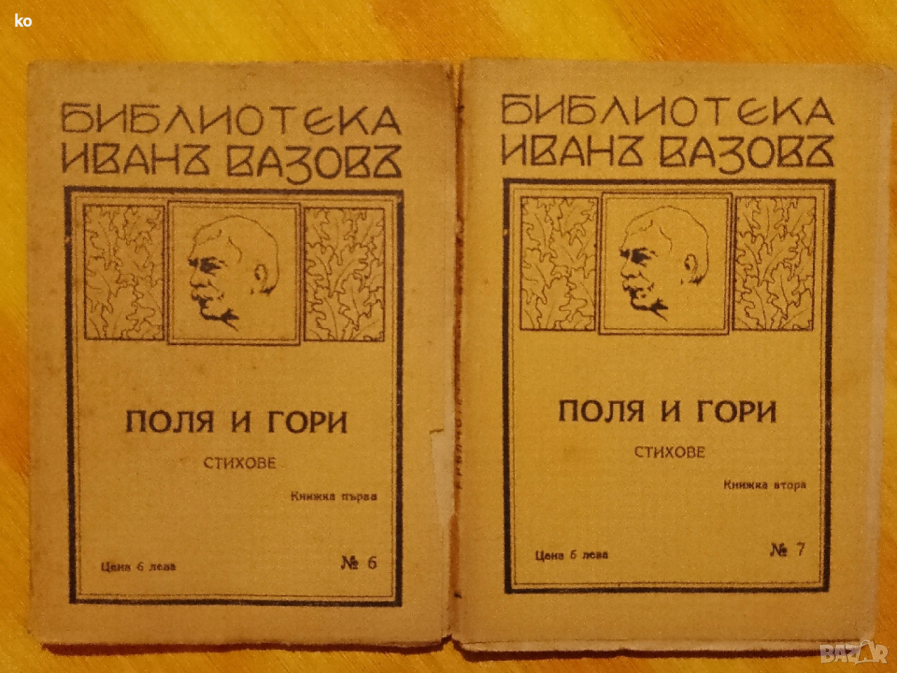 Библиотека Иванъ Вазовъ-Поля и гори , снимка 1