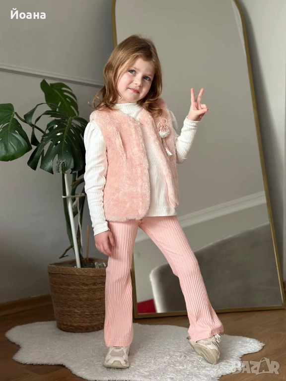 Красив розов комплект за момичета, снимка 1