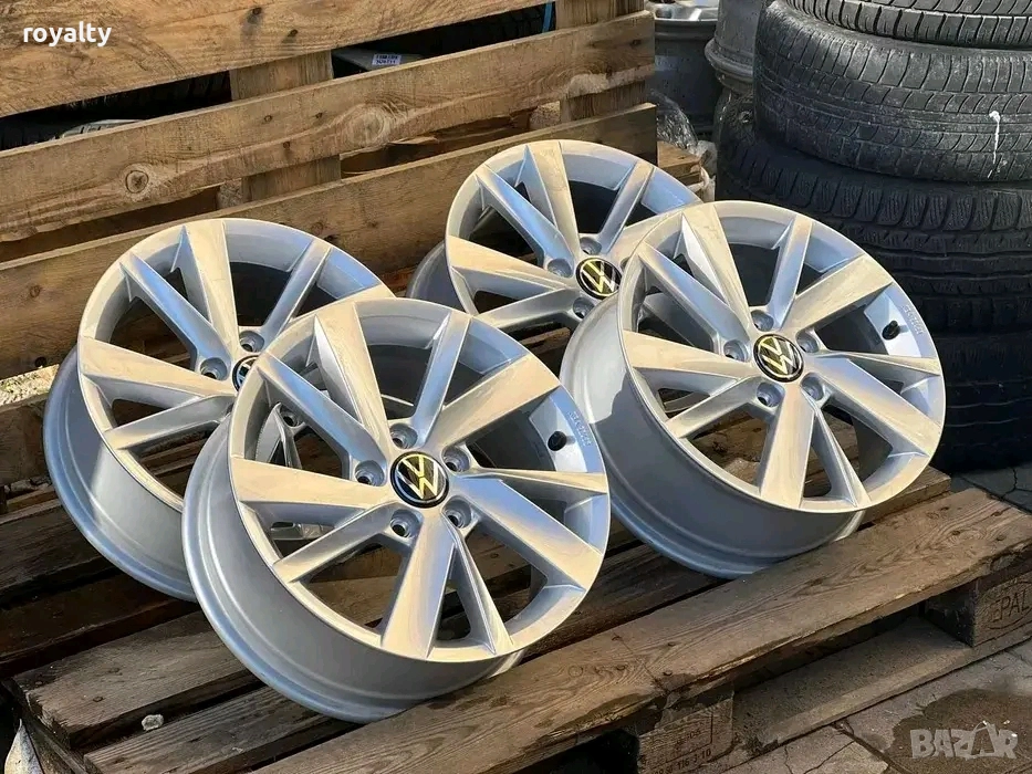 5х112 16 Цола Оригинални Джанти VW Passat Golf Tuaran Фолксваген Пасат 5x112 ЕТ 46 J 6.5, снимка 1