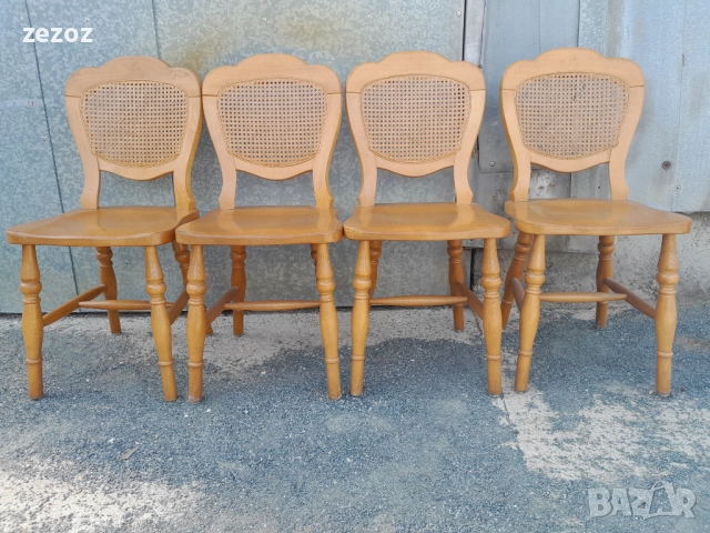 Столове трапезни масив №025, снимка 2 - Столове - 52570824