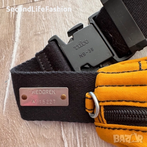 Винтидж чанта за кръста HEDGREN, жълта, снимка 3 - Чанти - 52180456