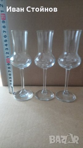Стъклени чаши ретро, снимка 2 - Антикварни и старинни предмети - 28527977