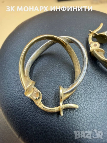 Златни обеци /585/, снимка 4 - Обеци - 53405376