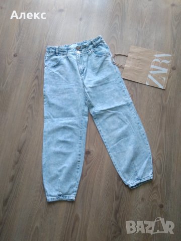 Zara - дънки бойфренд 13-14г, снимка 1 - Детски панталони и дънки - 40833522