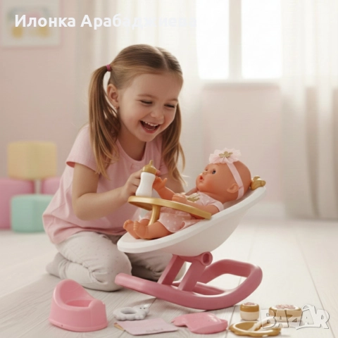 Кукла 2в1 с 13 аксесоара – Перфектен коледен подарък за малки принцеси