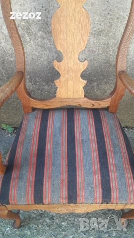 Кресло ретро масив-№027, снимка 5 - Дивани и мека мебел - 53208745