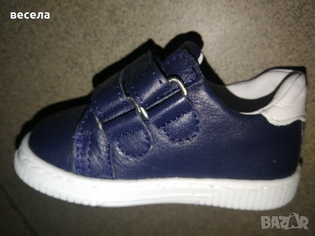 Тъмно сини бебешки обувки, анатомични, подходящи за прохождане. , снимка 2 - Бебешки обувки - 37051137