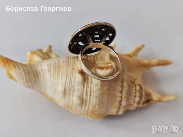 Сребърен пръстен, снимка 3 - Пръстени - 51200993