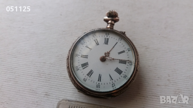 аристократичен османски сребърен часовник с маркировка , снимка 3 - Антикварни и старинни предмети - 52923408
