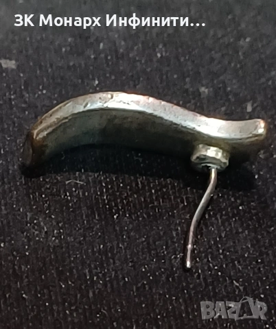 Сребърна обеца , снимка 2 - Обеци - 50451450