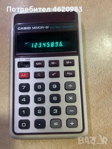 Електронен Калкулатор Касио Casio Memory-8A Electronic Made In Japan
