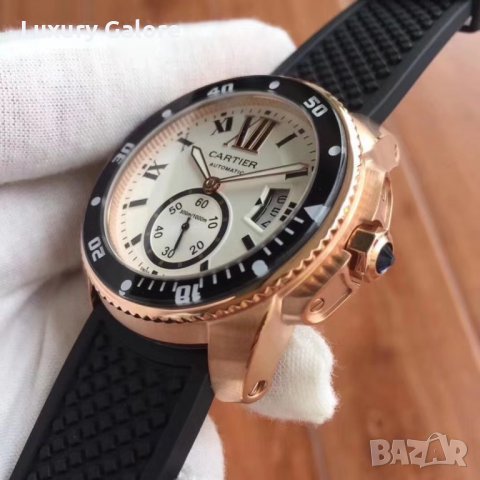 Мъжки часовник Cartier Calibre De Diver с автоматичен механизъм, снимка 2 - Мъжки - 36714971