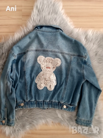 Детско дънково яке 