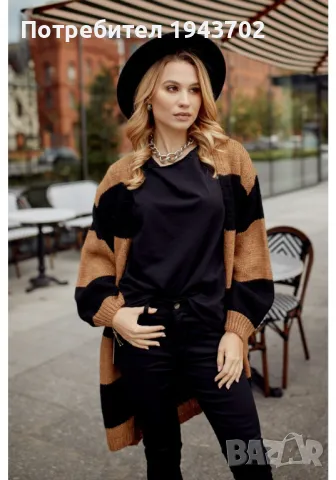 Памучна дамска тениска в черен цвят 0576, снимка 2 - Тениски - 48117852