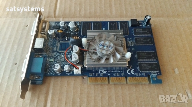 Видео карта NVidia GeForce Galaxy FX5500 128MB DDR 128bit AGP, снимка 5 - Видеокарти - 31450808