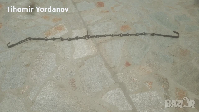 Верига за огнище от ковано желязо., снимка 12 - Антикварни и старинни предмети - 50966177
