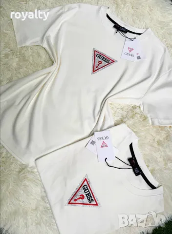 Памучни дамски тениски Guess , снимка 4 - Тениски - 50414311