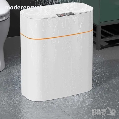 Автоматичен кош за боклук с капак и сензор, 13 л, снимка 3 - Други - 52201540