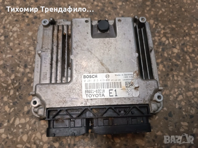 ECU компютър Toyota Corolla 1.4 D4D 0281013413 EDC16C10 , 89661-02E10, 1ND-TV 2007г