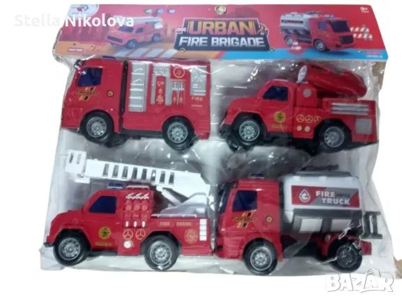 Комплект 4бр. пожарни камиона