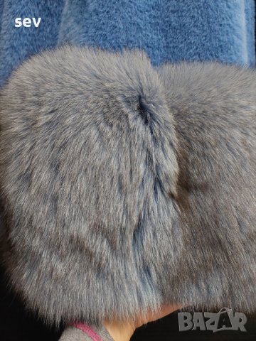 Страхотно палто с лисица, снимка 4 - Палта, манта - 44112413