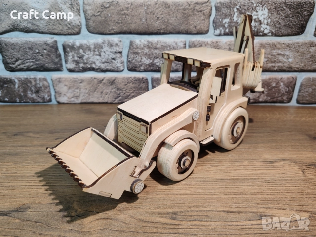 Дървен модел на Багер – Craft Camp