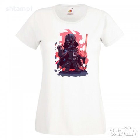 Дамска тениска Star Wars Darth Vader Игра,Изненада,Подарък,Геймър,, снимка 3 - Тениски - 36788878