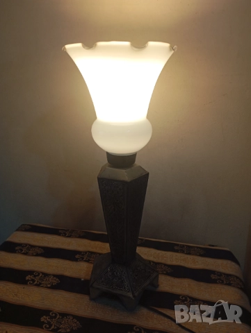 Винтидж настолна лампа, снимка 6 - Други ценни предмети - 50836489