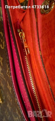LOUIS VUITTON 'Monogram Canvas Saint Placide Cerise' В Червено, снимка 7 - Чанти - 53442904