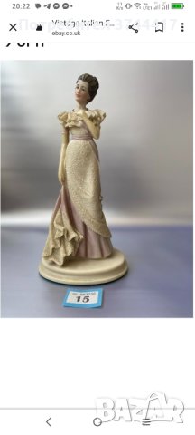 Очарователна порцеланова фигурка винтаж Италианска от А.Велкари стилна производство Addibal , снимка 15 - Колекции - 44119339